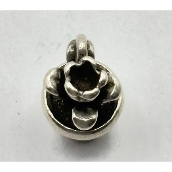 James Avery Retired 925 Sterling Silver Potted Flower Charm - Picture 3 of 6